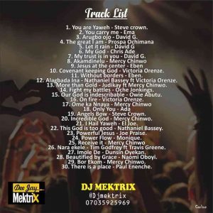 Gospel Mix: DJ Mektrix – Naija Non Stop Gospel Worship Mp3 Download - Dj Mix