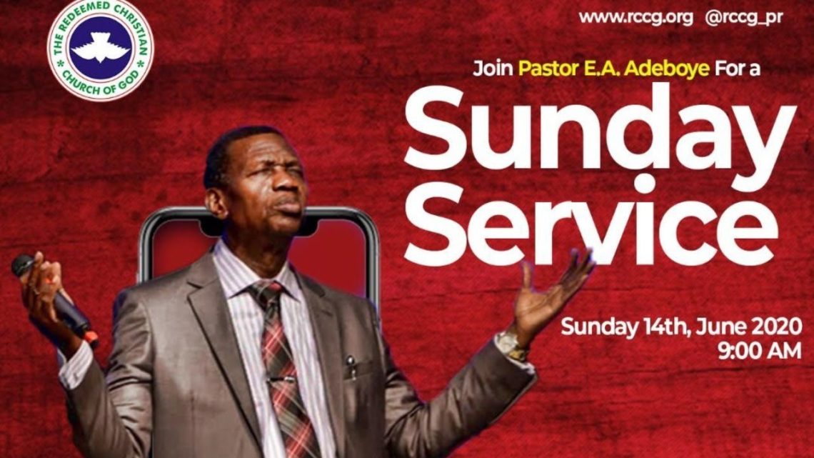 Rccg Sunday Service Live Stream 14th June, 2020 Dj Mix